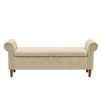 Bench seat with arms hot sale